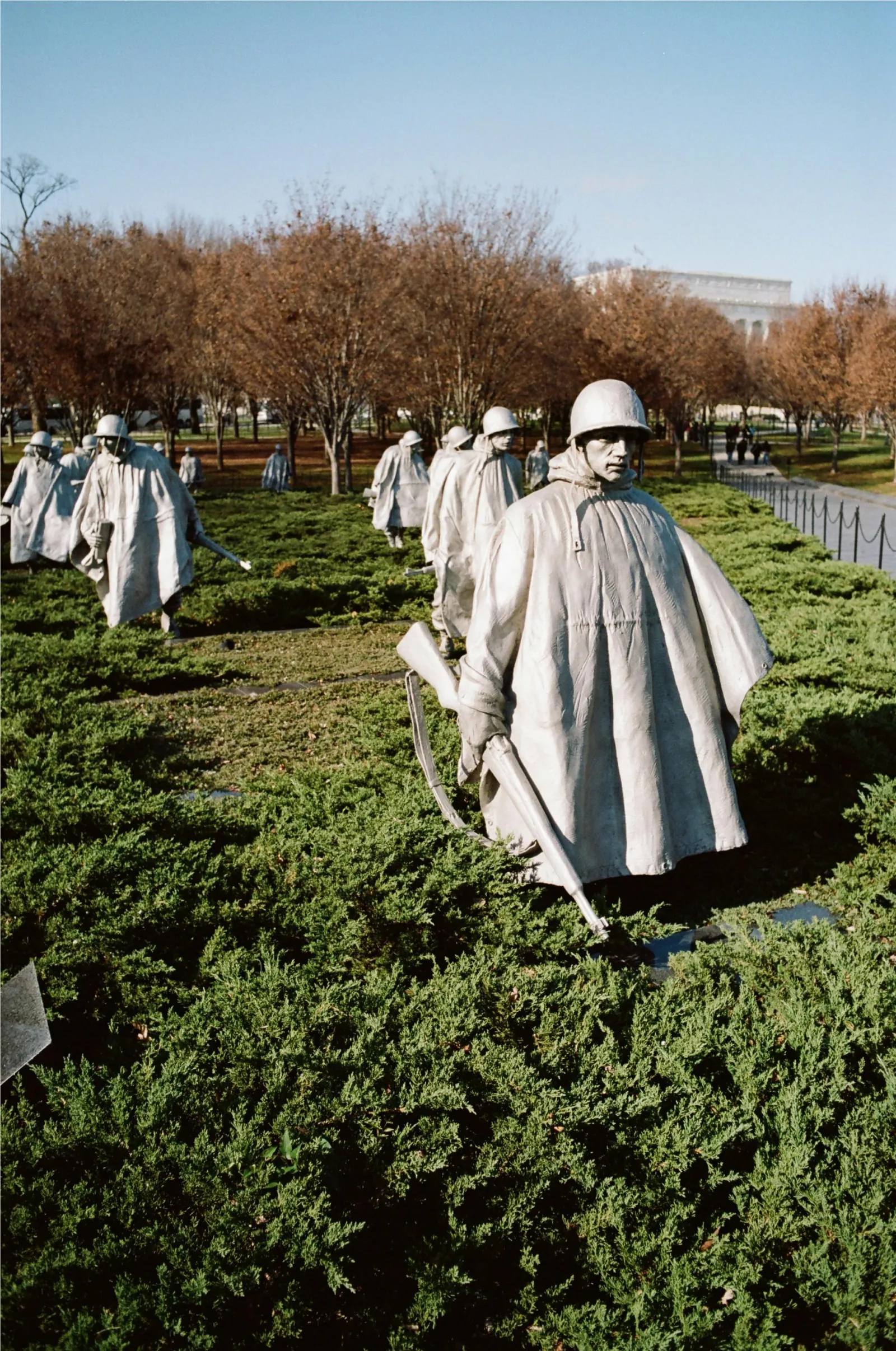 Soldier statues of the Korean War Veterans Memorial
